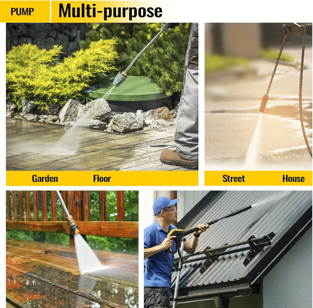 Vertical 3200 PSI Pressure Washer Pump with 7/8 Shaft 2.4 GPM G79697
