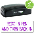 Pre-Inked Stamp with Purple Ink E5109