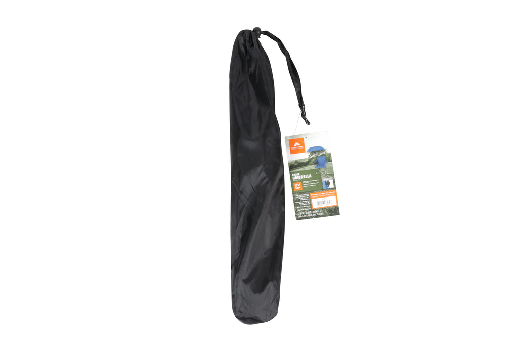 Ozark Trail Chair Umbrella with Clamp, Black, Large 42x42 B6442