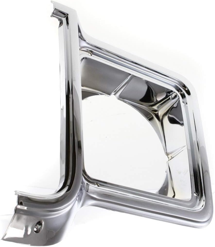 Chevy C10 Headlight Door 1975-1978 Driver Side Round Chrome & Painted-Dark Argent Pack of 2 X5224