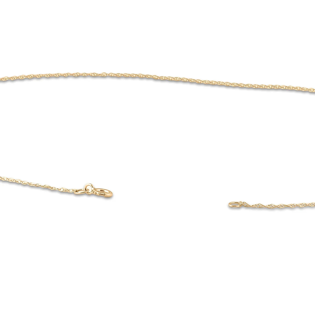 14K Yellow Gold Diamond Cross Pendant Necklace G8962