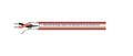 2 Conductor 22AWG Bonded Shield Cable 500ft Brown J1205