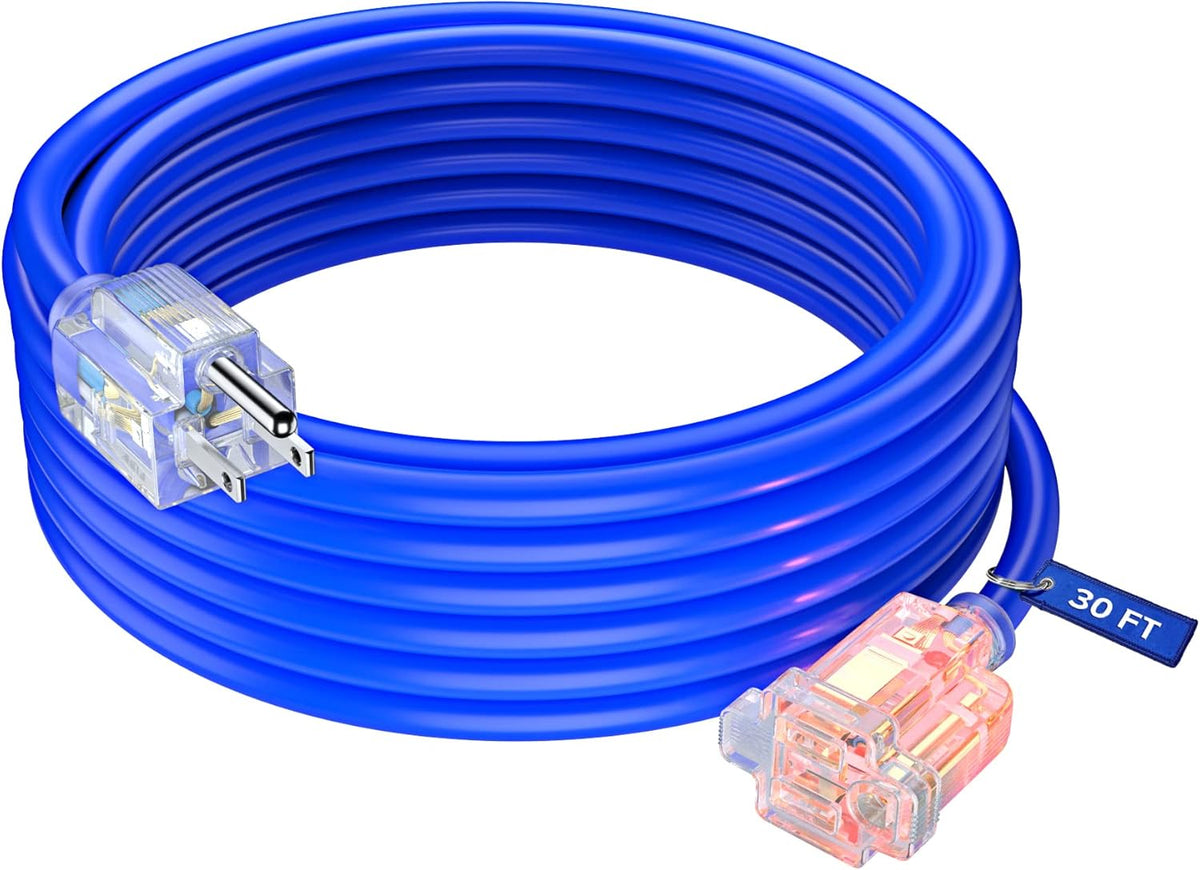 Orange 100 Feet 14 Gauge Heavy Duty Outdoor Extension Cord S1328