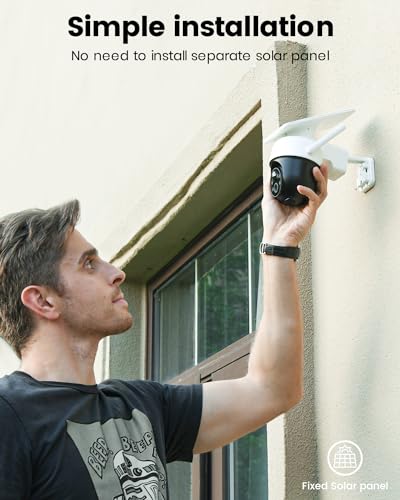 Solar Camera Security Outdoor Wireless 2K Color Night Vision D913