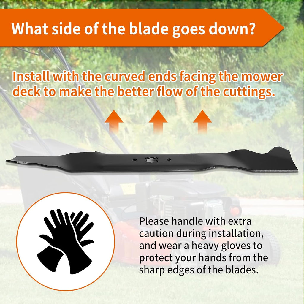 Mower Blade for 21" Deck, 1 Pack Y593