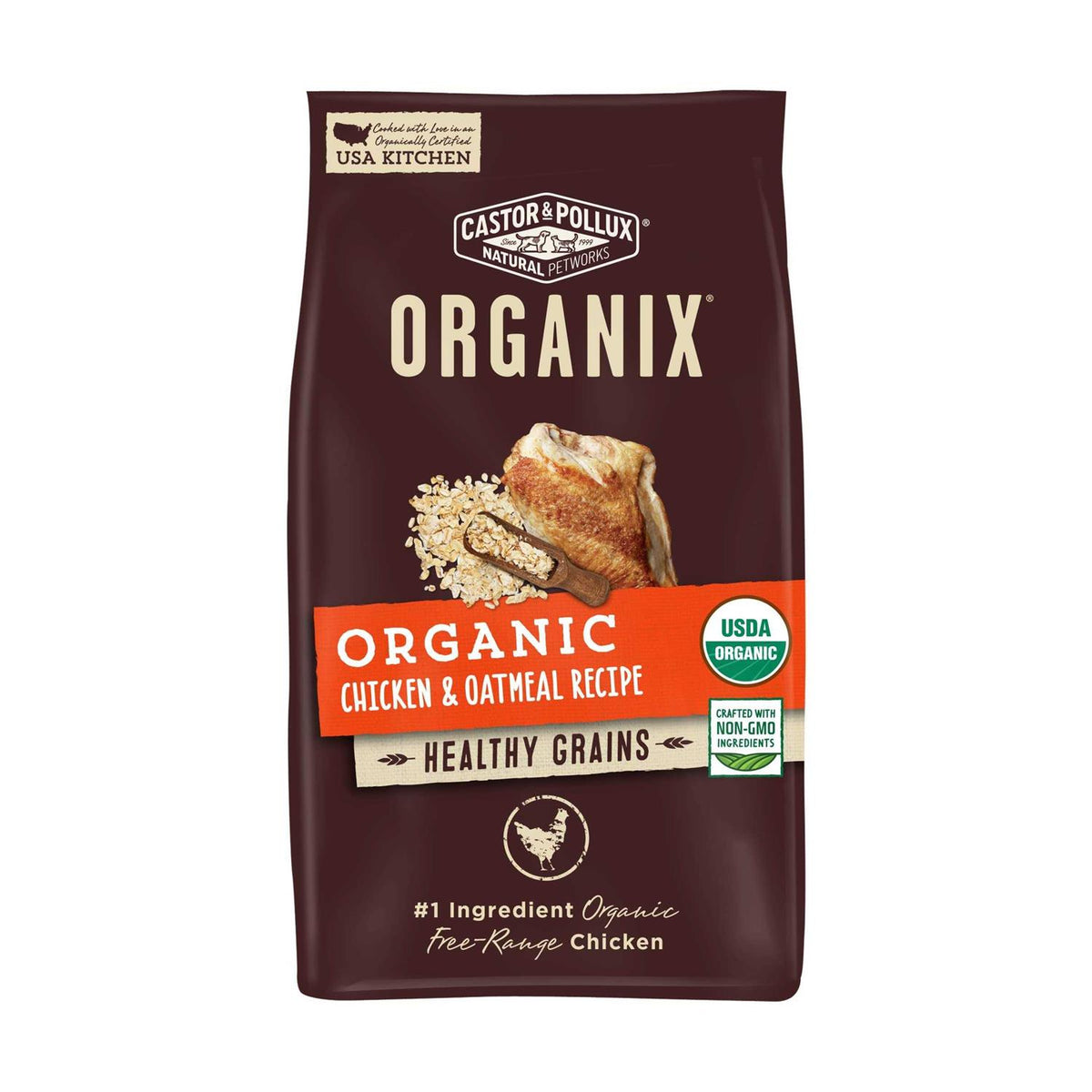 Organic Chicken Recipe Dry Dog Food A28705