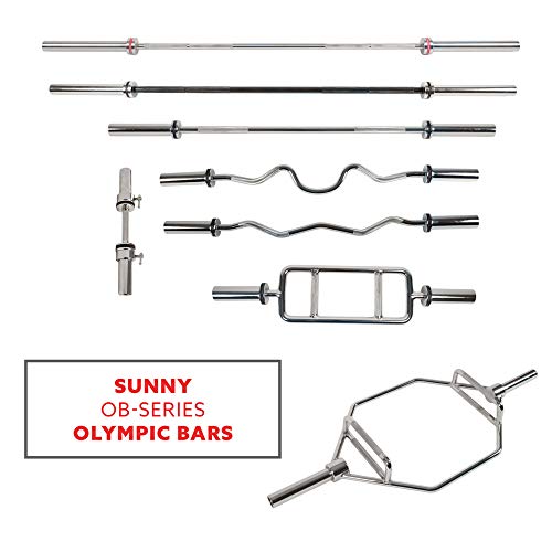 20" Heavy Duty Barbell Bar with Locking Ring Collars E371