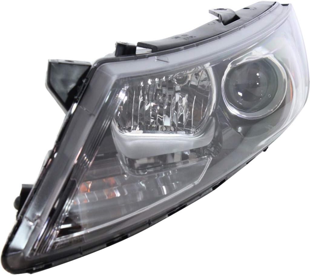 Headlight Assembly for Kia Optima 2010 2011 2012 2013 Pair Halogen Q2352