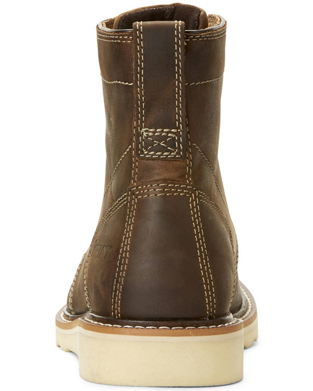 Brown Lace Work Boots U3854