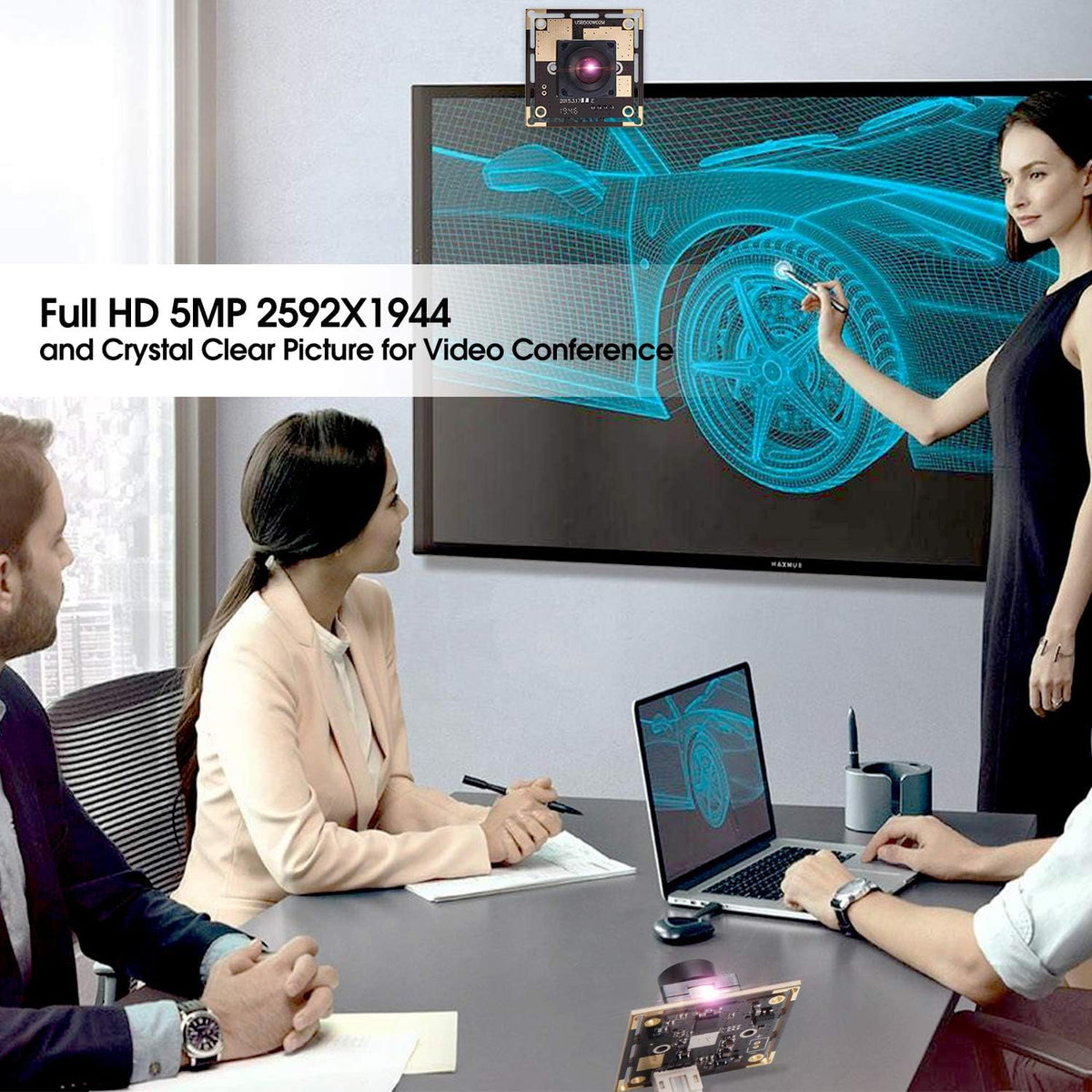5 Megapixel USB Camera Module with 100 Degree Lens L783