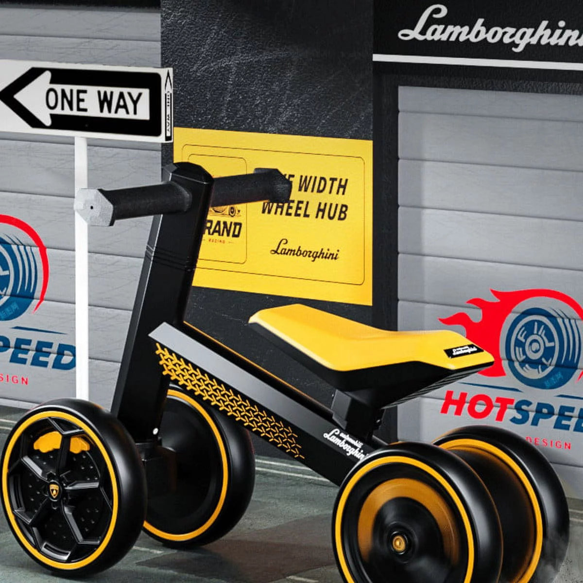Yellow Baby Balance Bike W3413