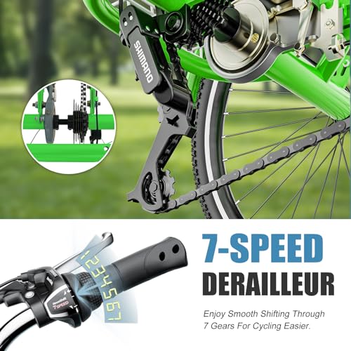 Adult 3 Wheel Bike 7 Speed with Shopping Basket K605614