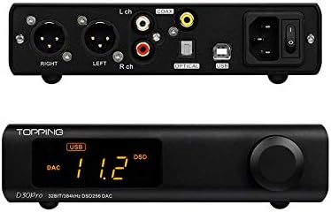 Black DAC Hi-Res Audio Preamplifier RCA XLR USB Optical Decoder Z856