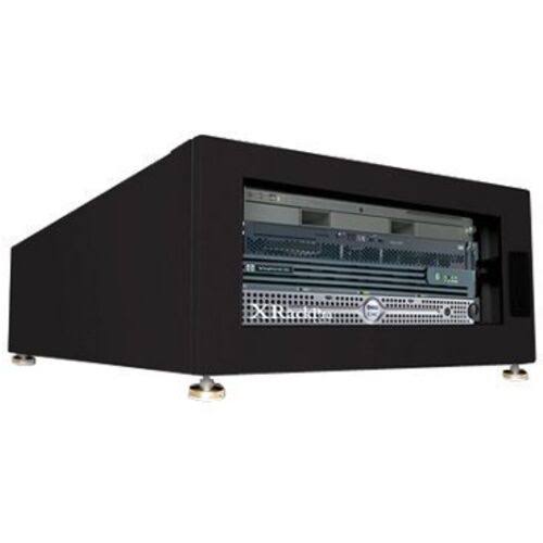 4U Noise Reduction Rack Enclosure Black E6729