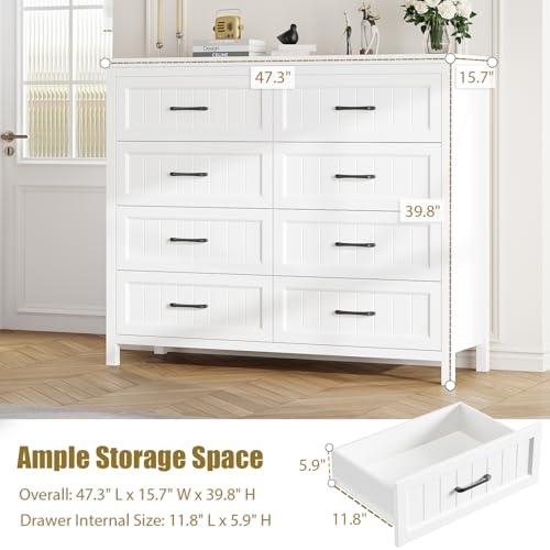 8 Drawer Wooden Dresser N811662