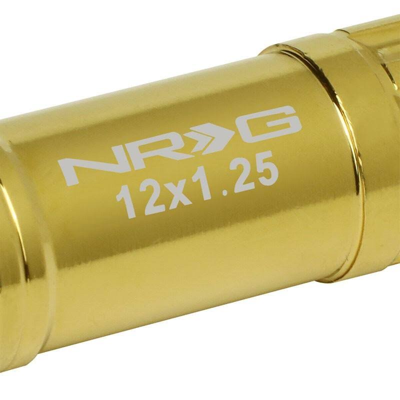 21 PC Chrome Gold Steel Lug Nut Set M5999