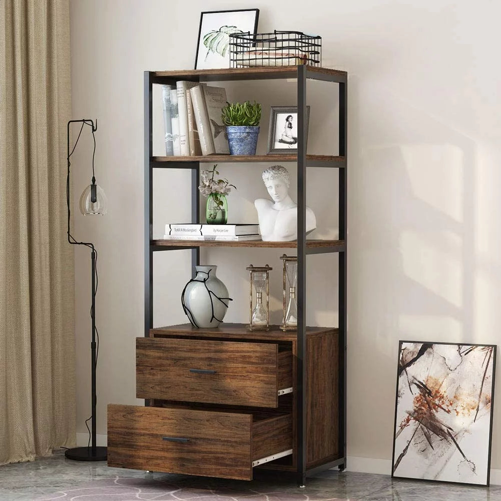Bookcase with 2 Drawers C866