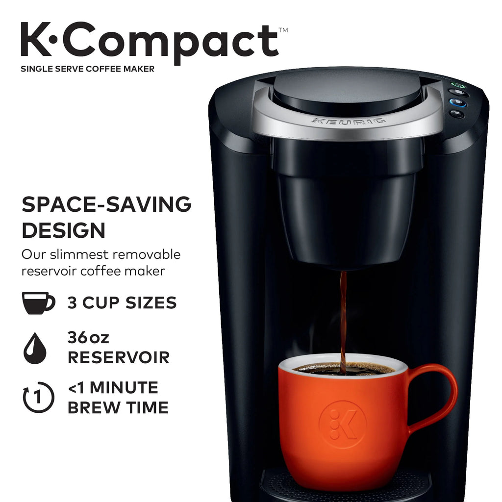 Black Single-Serve Coffee Maker C37043