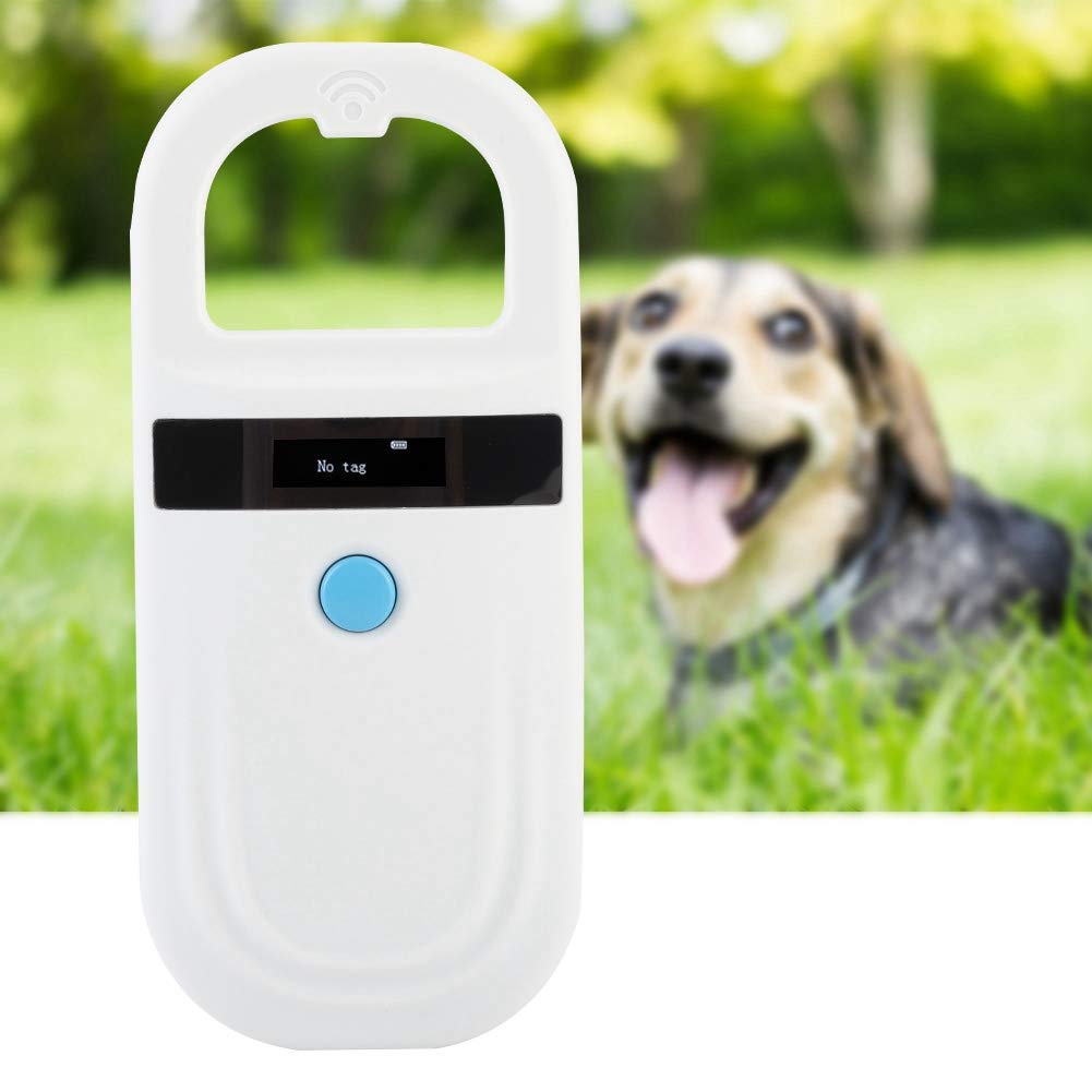 RFID 134.2Khz Pet ID Microchip Scanner with OLED Display I76529
