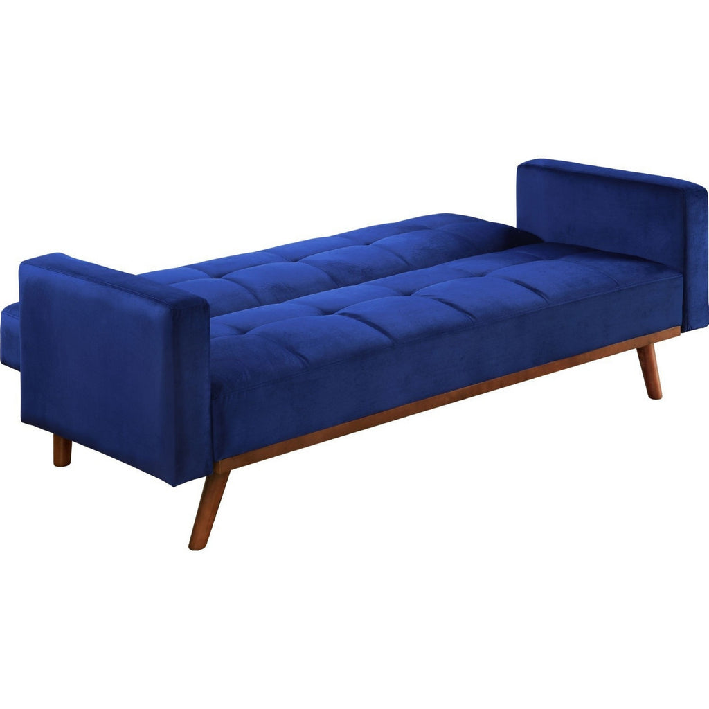 Blue Adjustable Fabric Sofa D277