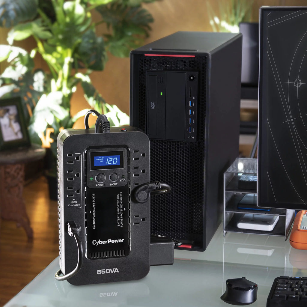 8 Outlet Battery Backup UPS System J754