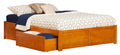 Queen Flat Panel Foot Board with 2 Bed Drawers V886184