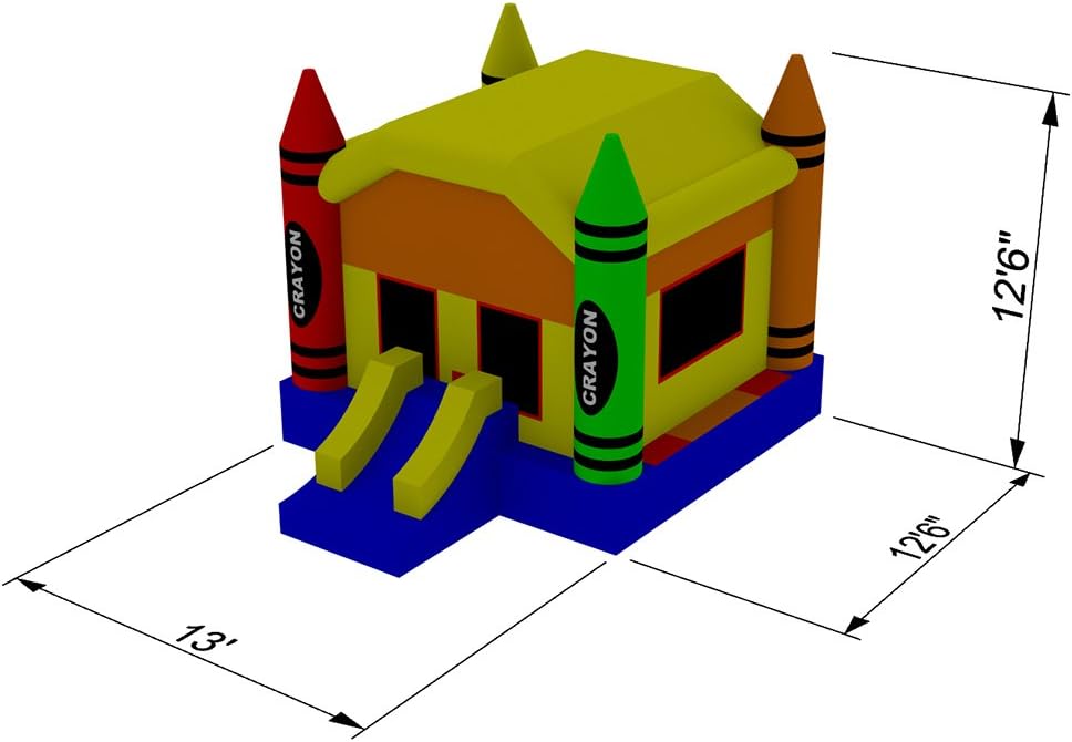 Commercial Grade PVC Inflatable Bounce House W506
