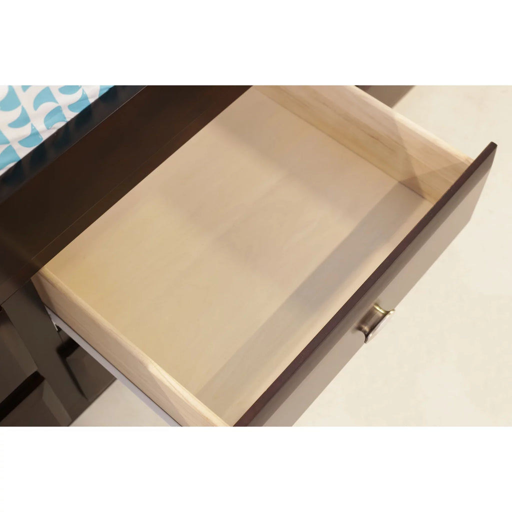 Full Size Bookcase Bed with Twelve Drawers in Espresso Q850