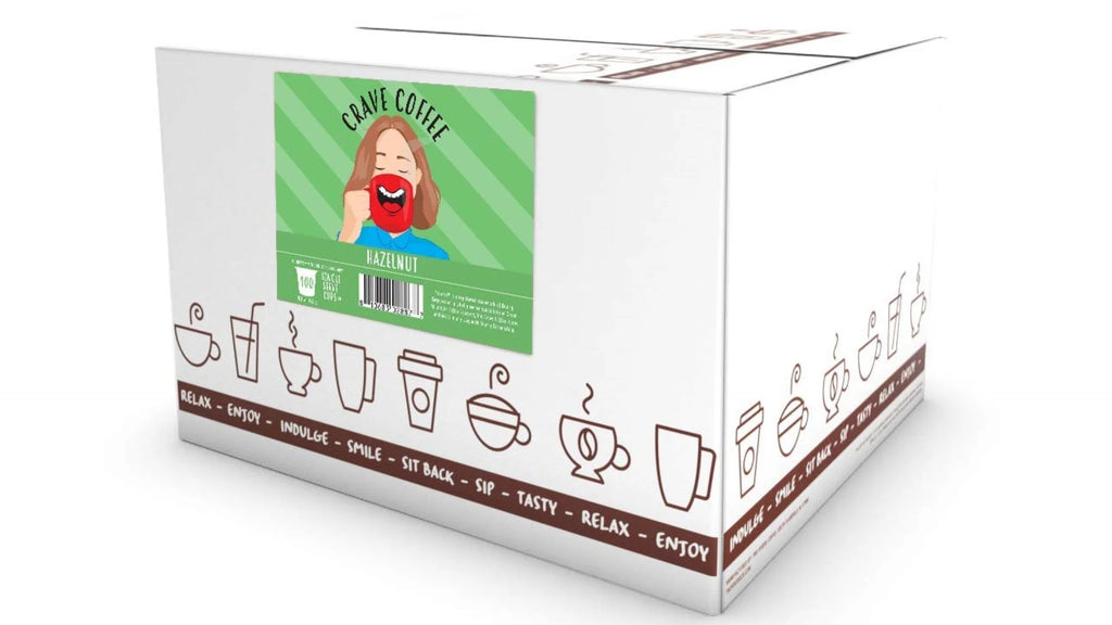 Hazelnut Flavored Coffee Pods, 100 Ct P1062