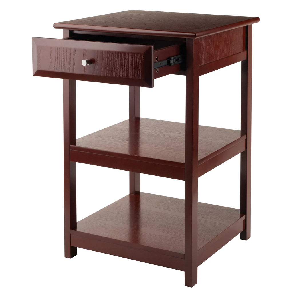 3-Piece Walnut Home Office Desk Set C252342