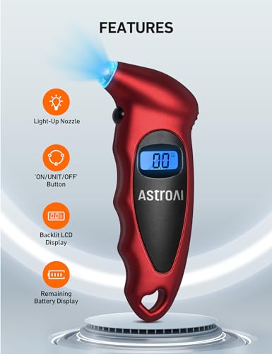 Tire Pressure Gauge Digital 0-150PSI with Backlight LCD T79744