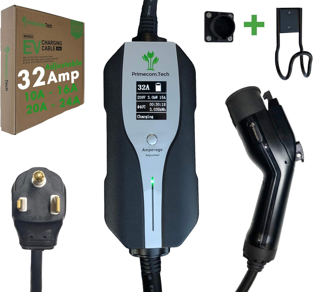Level 2 Electric Vehicle Charger with 30Ft Cable M605