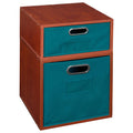 1 Half Cube/1 Full Cube Storage Set with Foldable Storage Bins S128710
