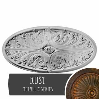 Madrid Ceiling Medallion, Hand-Painted Rust E620626