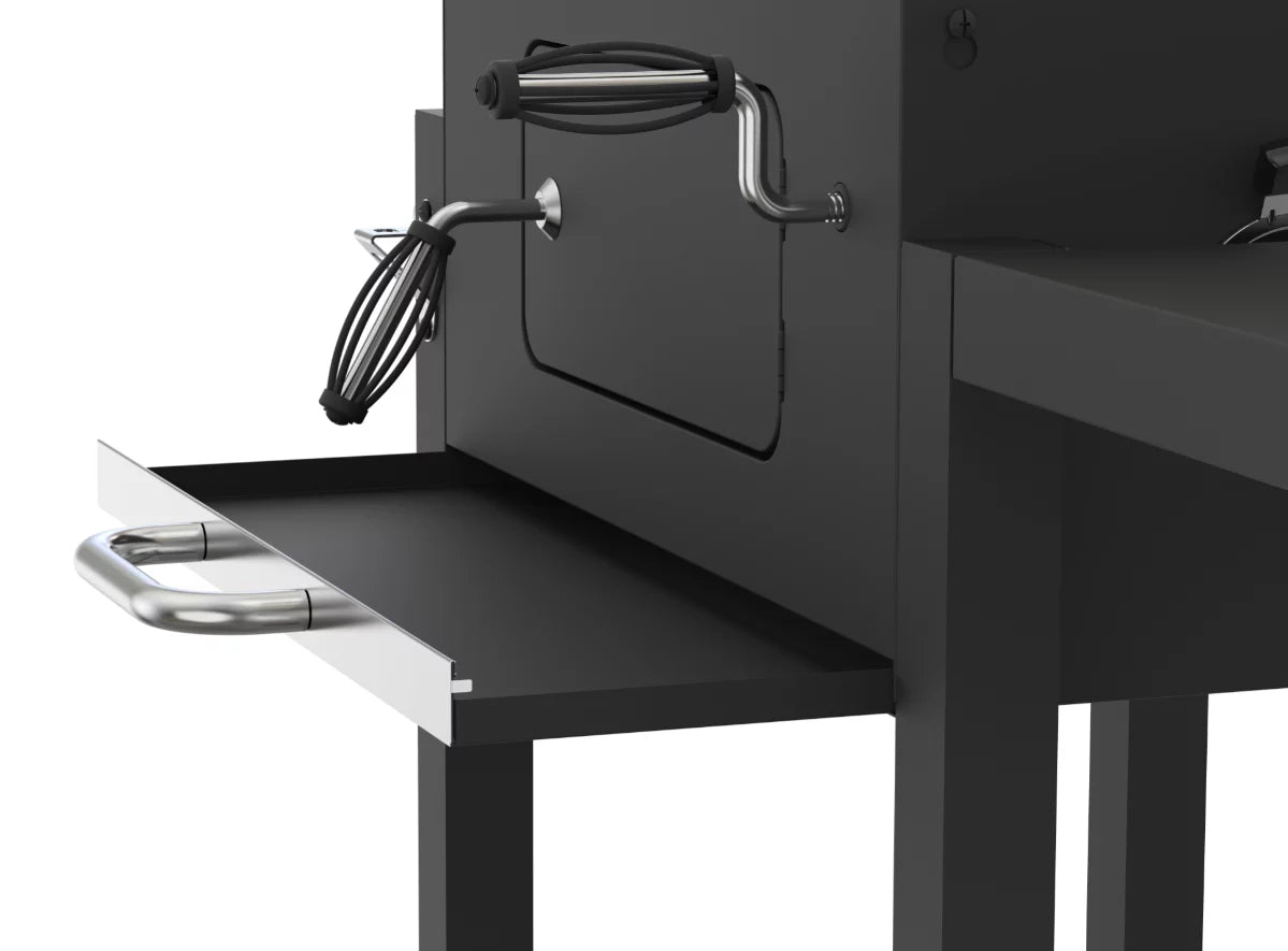 Heavy Duty 24-inch Charcoal Grill, Black M19864