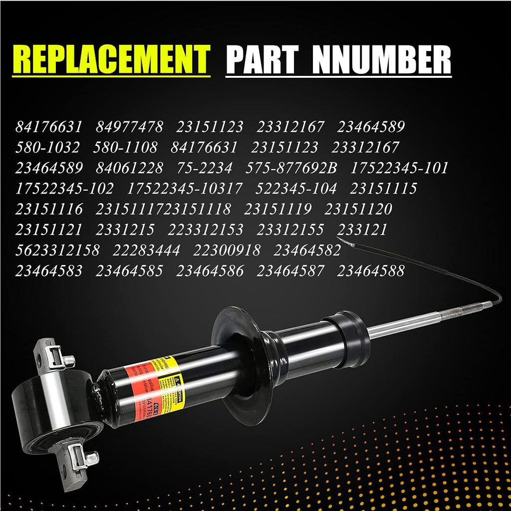 2PCS Front Shock Absorber with Magnetic for Cadillac Escalade Tahoe Suburban Silverado GMC Sierra 1500 Yukon O315103