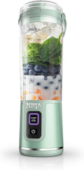 Portable Blender, Cordless, 18oz. Vessel, BPA Free, USB-C Rechargeable, Tinted Mint U6542