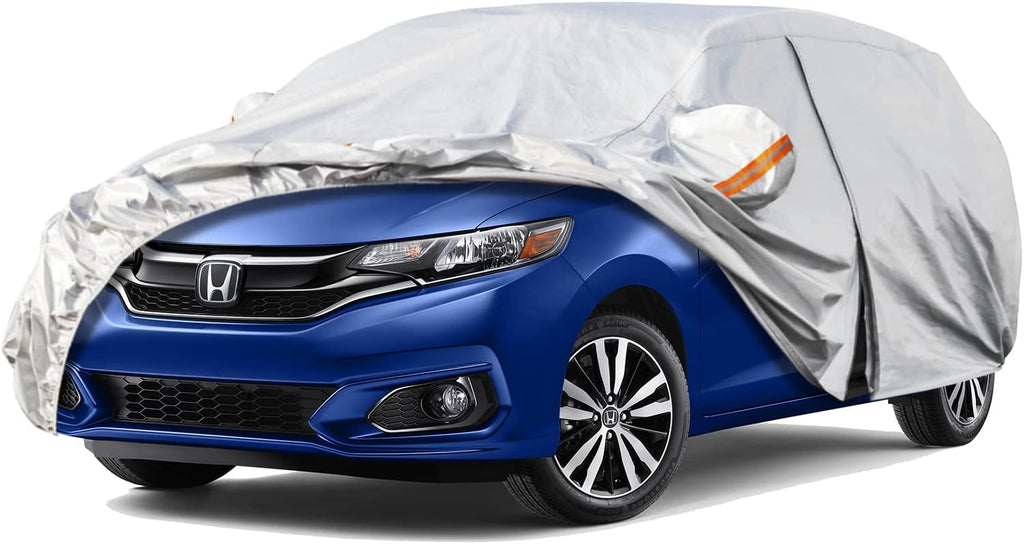 7 Layers Waterproof Car Cover with Zipper Cotton P9273
