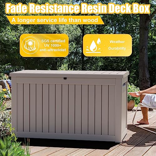 150 Gallon Waterproof Resin Outdoor Storage Box I717
