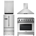36 Gas Range, Range Hood, Refrigerator, Dishwasher Q11952