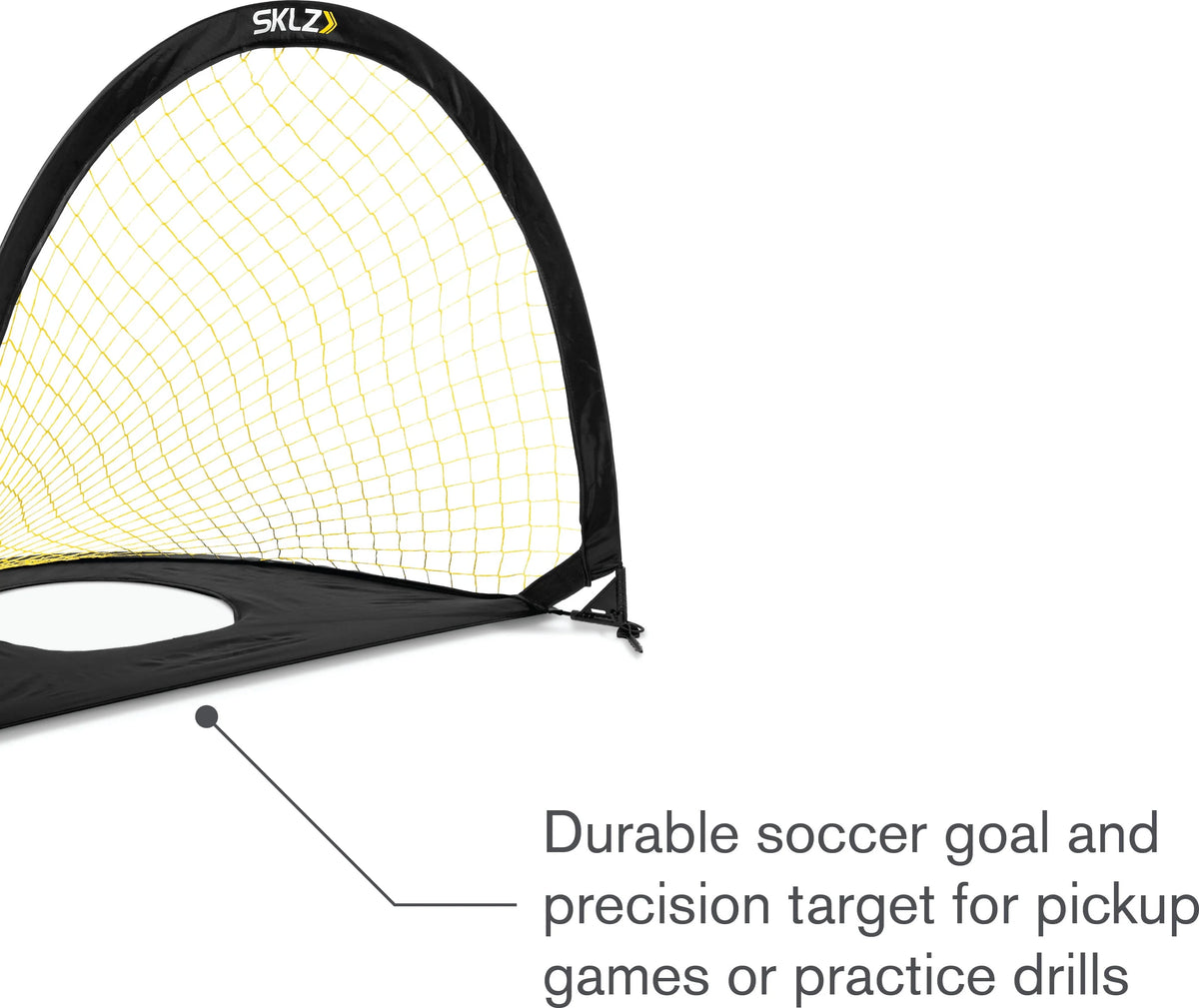 Two-Sided Pop-up Soccer Goal and Practice Target 6'x4' Q5712