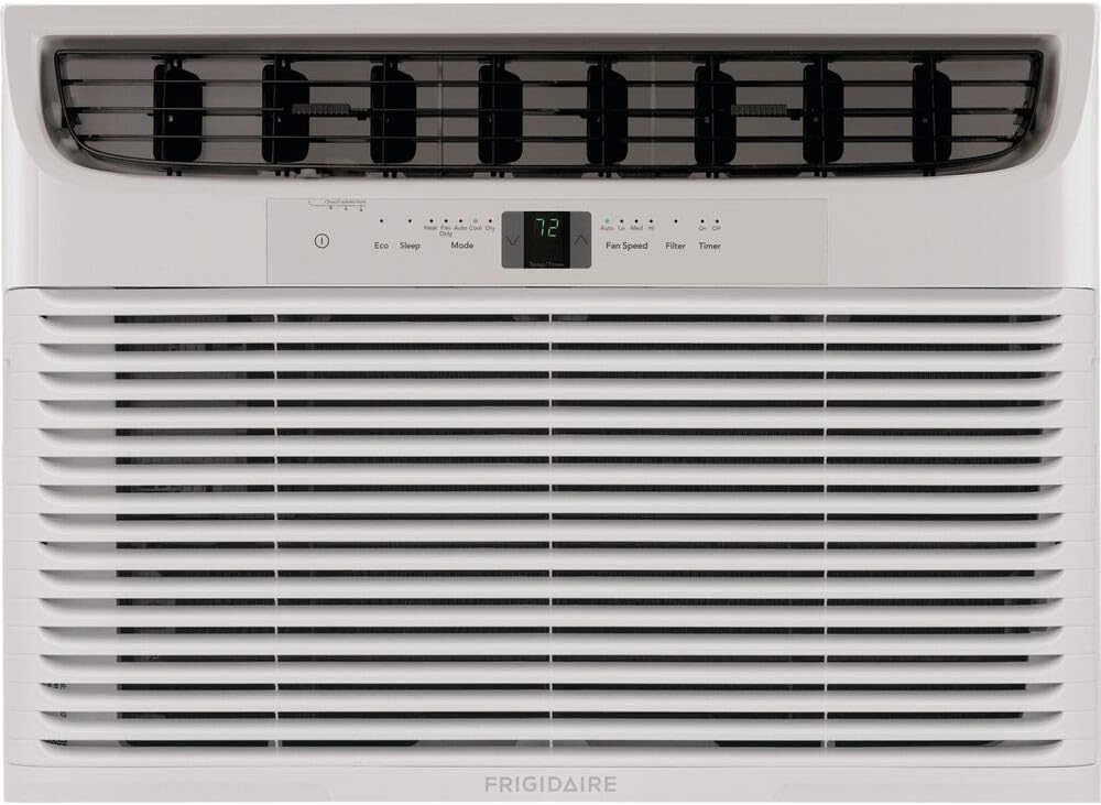 White 8,000 BTU Window-Mounted Slider Casement Air Conditioner Q50498