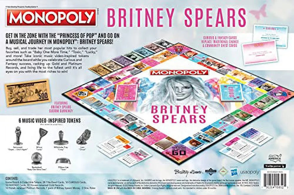 Collector's Edition Monopoly Game with Custom Game Board R950
