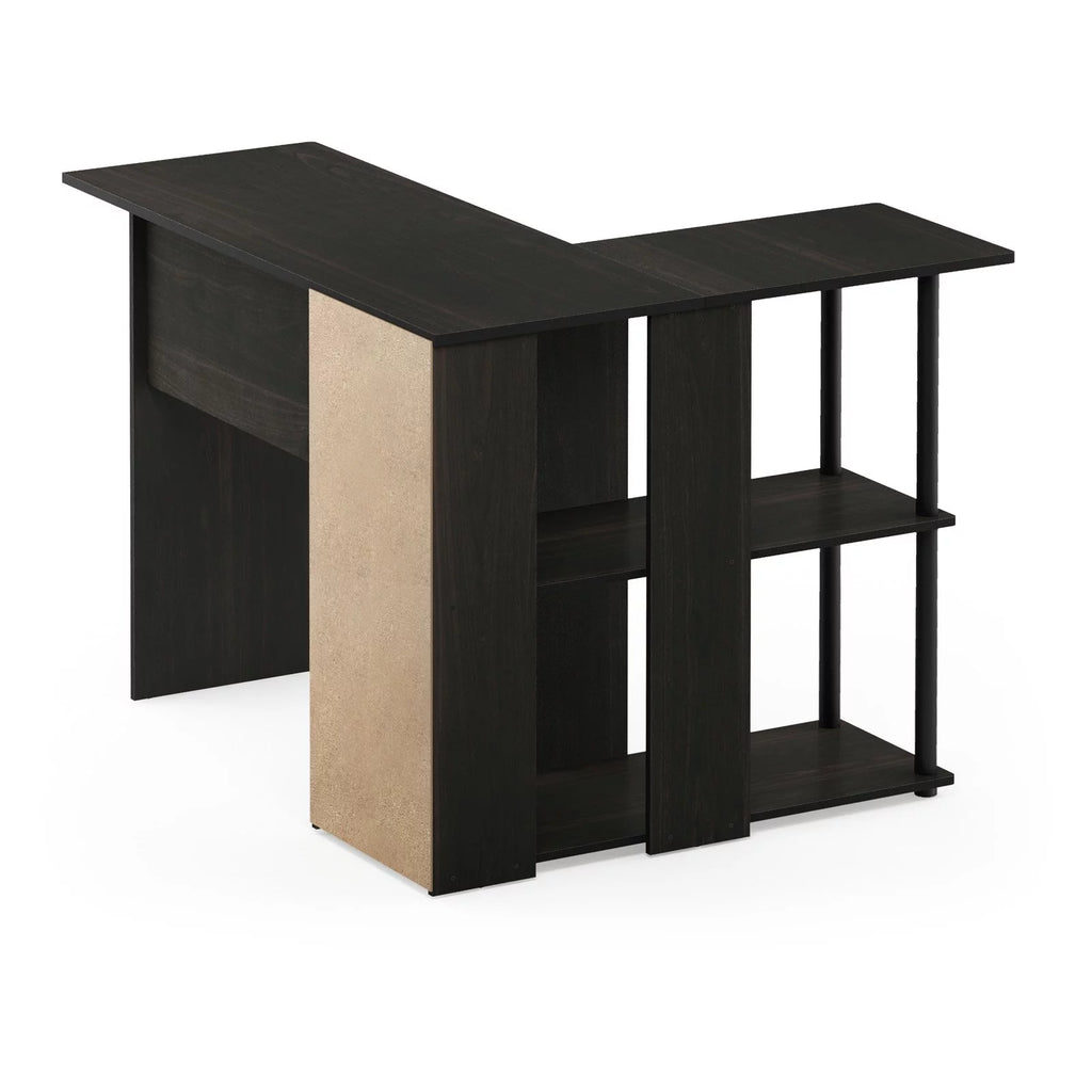 L-Shape Desk with Bookshelf U6356