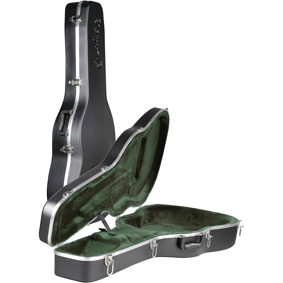 Black Molded Acoustic Guitar Case F180