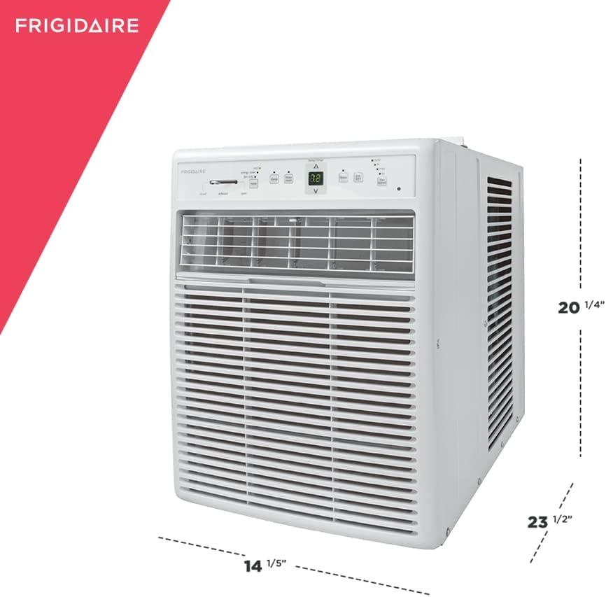 White 8,000 BTU Window-Mounted Slider Casement Air Conditioner Q50498