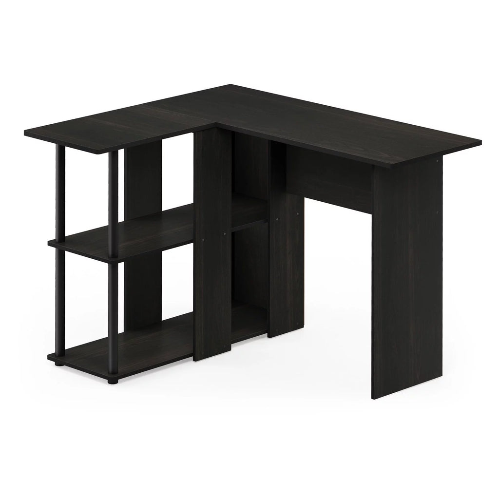L-Shape Desk with Bookshelf U6356