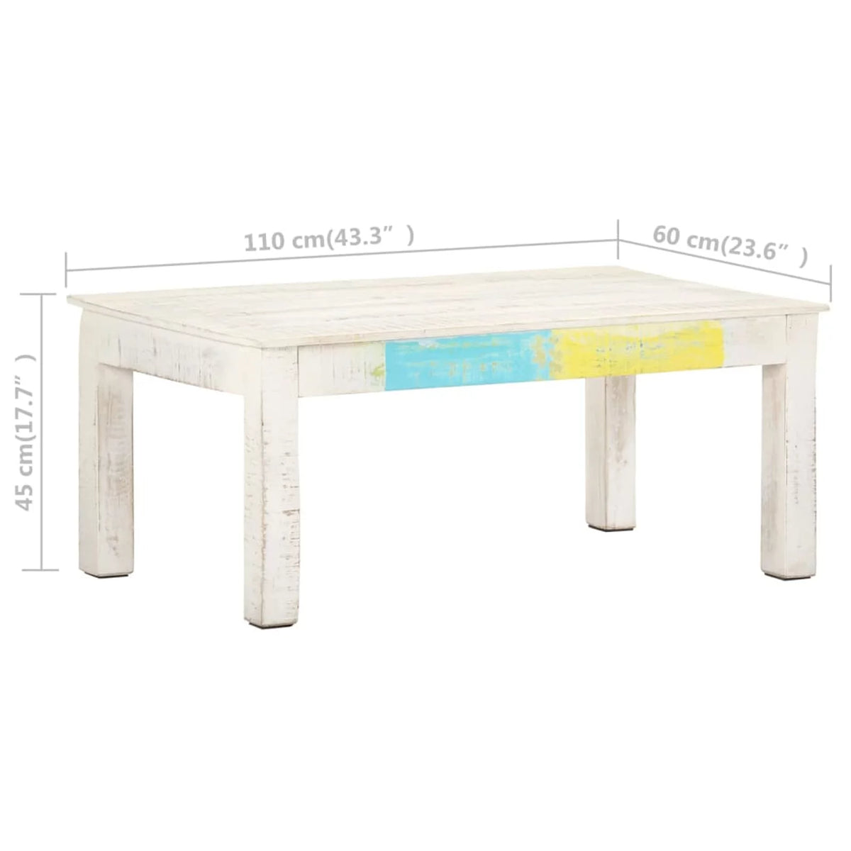 White Mango Wood Coffee Table K900285