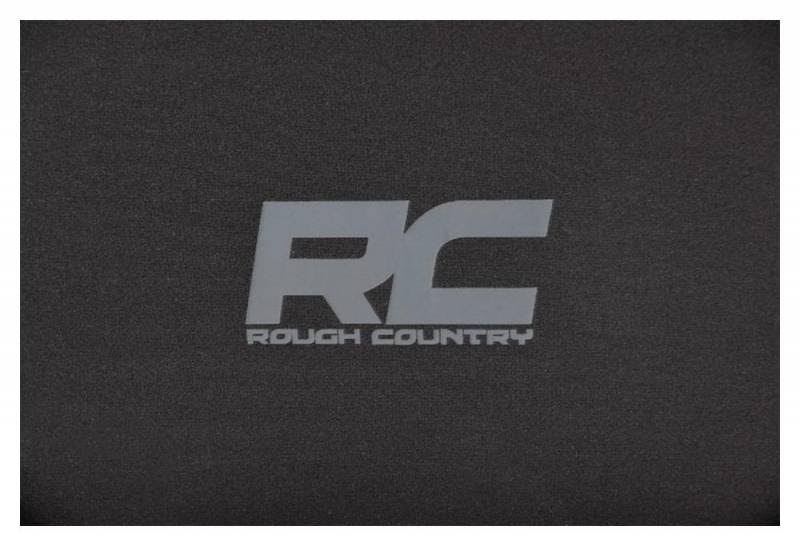 Black Neoprene Seat Covers Front and Rear T398