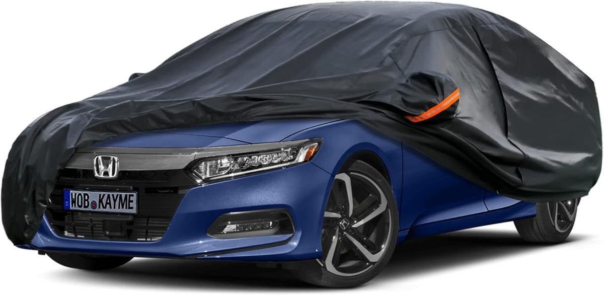 7 Layers Waterproof Car Cover with Zipper Cotton P9273